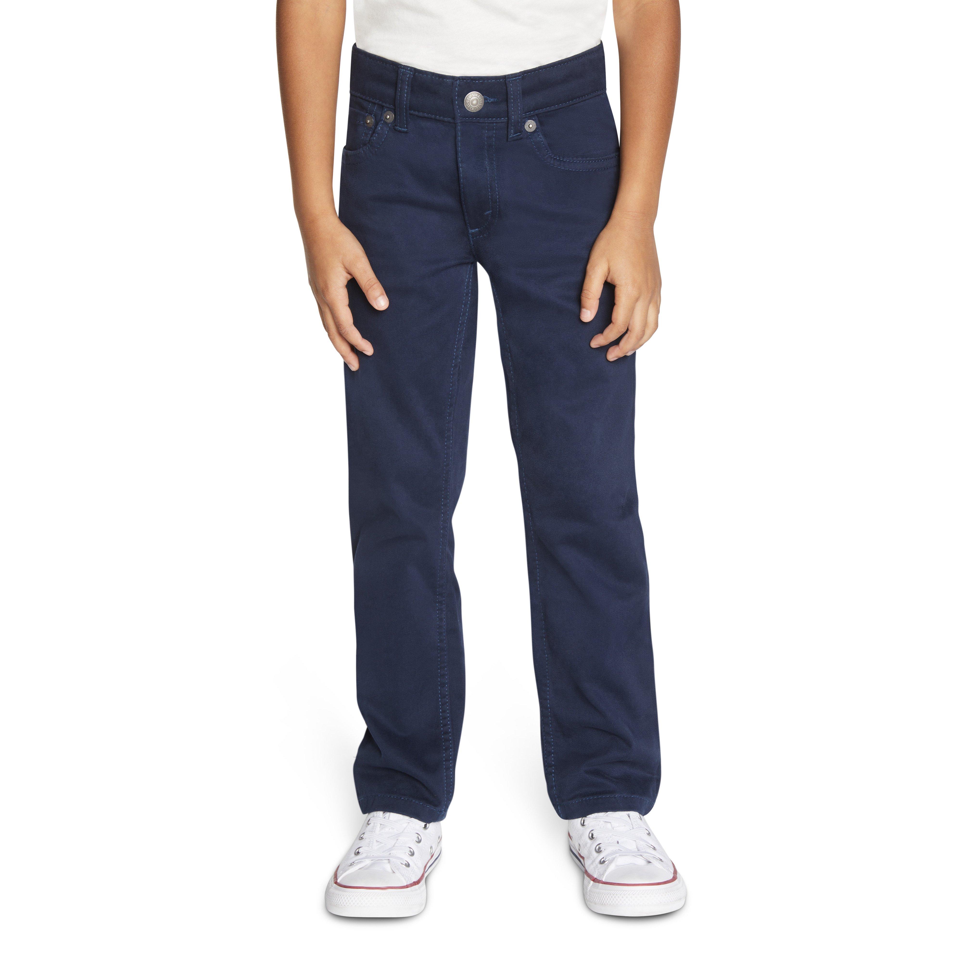 Levi's Little Boys' 511 Slim Fit Soft Brushed Sueded Pants - Dk Blue - DK BLUE